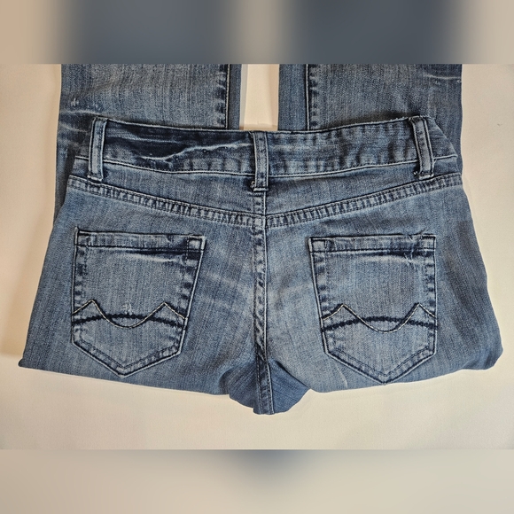 Mossimo Jeans Womens Size 1 Medium Wash Bootcut Low Rise Y2K Style Retro Denim - Picture 6 of 8